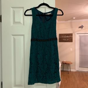 Forever 21 Lace Teal Dress